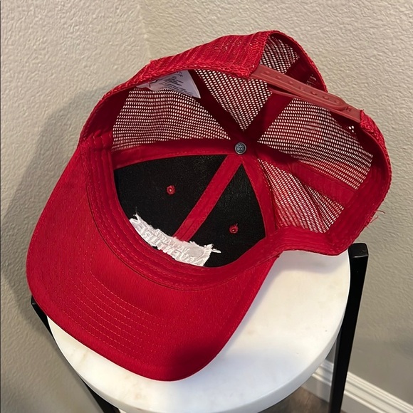 Red Trucker Hat NWOT - Picture 3 of 4